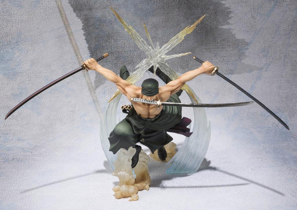 TAMASHII NATIONS Figuarts ZERO ONE PIECE Roronoa Zoro Purgatory Приблизительно 170 мм окрашенная готовая фигурка - Боевая версия. Онигири-АБС и ПВХ