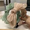 1 шт. корейская версия повязка на голову с бантом с зубчиками противоскользящая давящая на волосы простая повязка кружевная сетчатая повязка