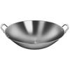 60cm concave wrought iron induction wok, двойная ручка
