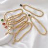 Included Stainless Steel Birthstone Pendant Personal Bracelet For Men And Women