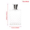 100Ml Clear Glass Mist Atomizer Square Refillable Portable Perfume Spray Bottle