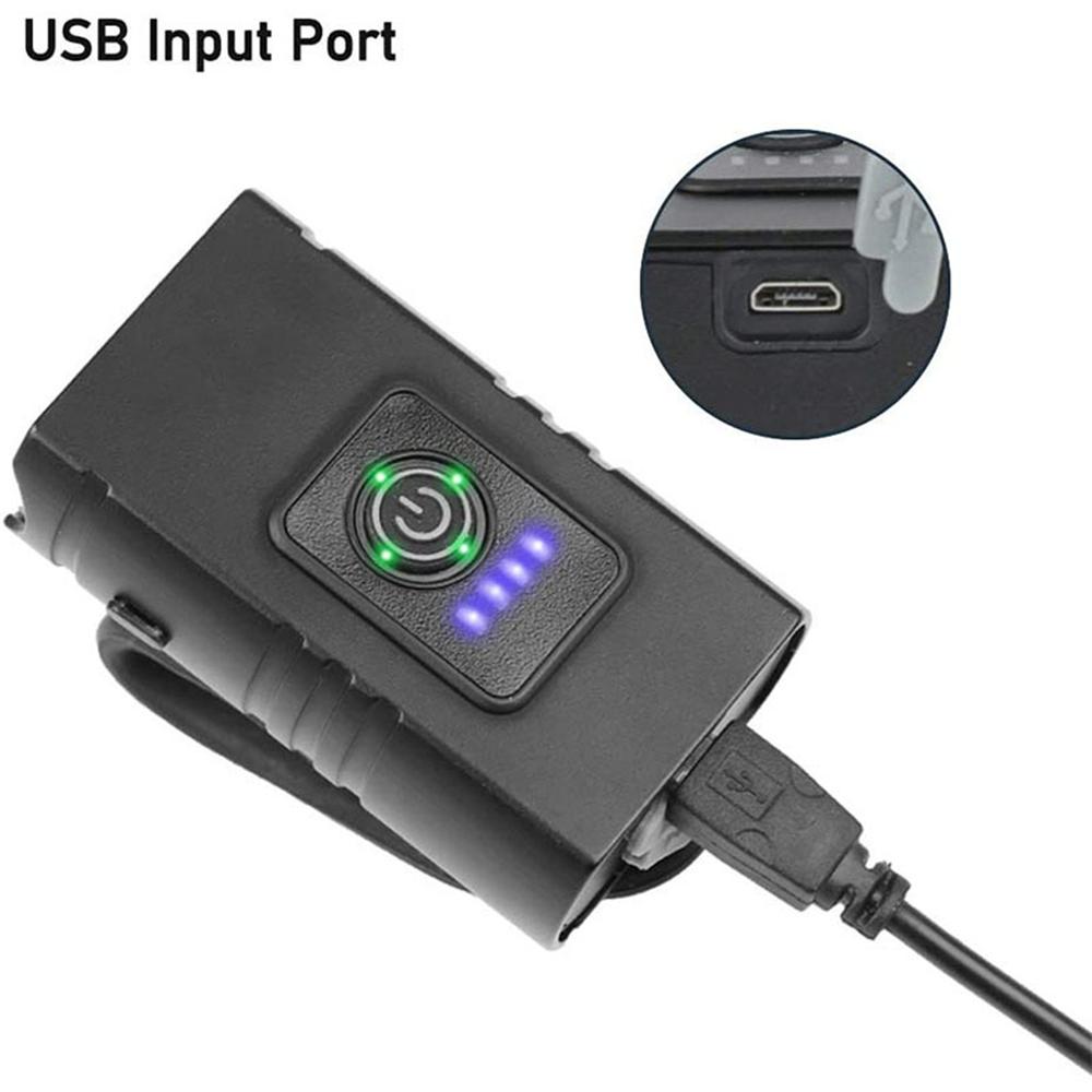 Новая светодиодная велосипедная фара с USB-подзарядкой, передняя фара для велосипеда, фонарь для велоспорта