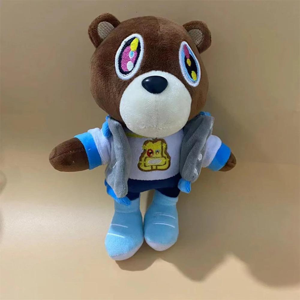 Kawaii Kanye Dropout Bear Teddy Bear Плюшевые игрушки Kanye West Graduation Soft Stuffed Home Room Decor Gift Birthday