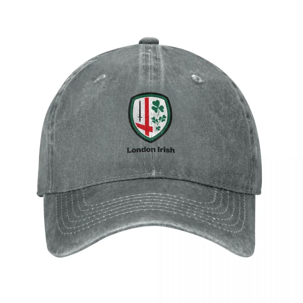 London Irish Premiership Rugby Baseball Cap Vintage black luxury Women cap Uv Protection Solar Hat For Women Unisexs