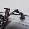 Автомобильный держатель для планшета с удлиненной присоской, складной, для использования в грузовиках и транспортных средствах, вращающийся на 360 градусов