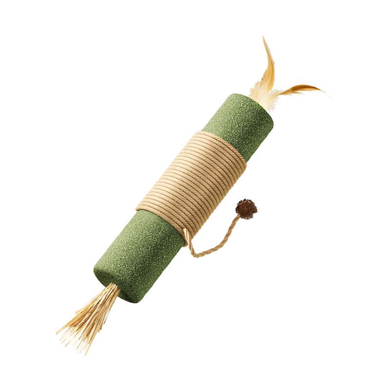 Catnip Teaser and Teeth Grinding Stick: Boredom Relief & Bite-Resistant Toy for Cats & Kittens