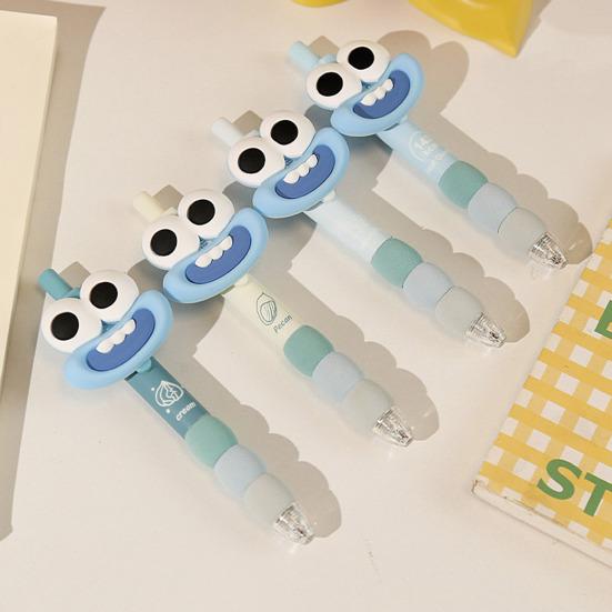 Cartoon Gel Pen Big Mouth Ballpoint Pens 0.5mm Comfort Grip Gel Pens Portable Practical Stationery Supplies for School Work