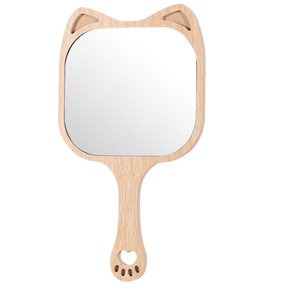 Portable Makeup Mirror with Handle Creative Cosmetic Mirror Gift Handheld Mirror  Makeup Use