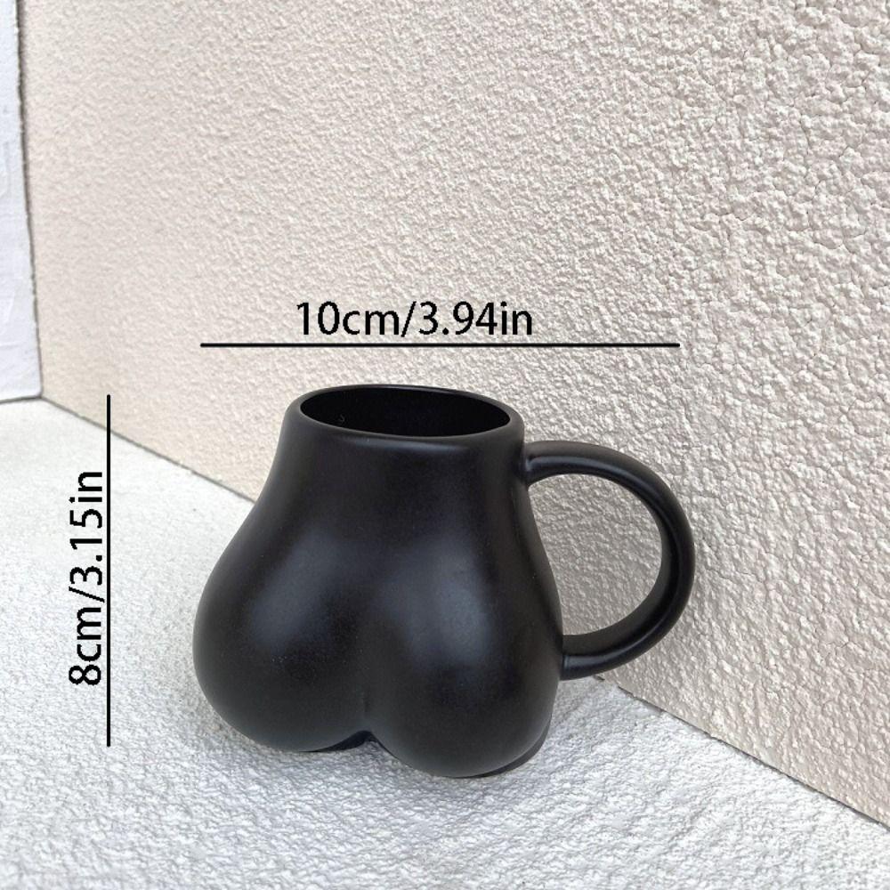 Porcelain Coffee Mug Butt Body Shape Tea Cup Gift Ceramic Mug  Household