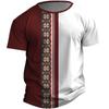 Aztec Ethnic Tribe Pattern 3D Print T-Shirts Men Women Casual Short Sleeve T Shirt Oversized Harajuku Y2k Tops Tees Kid Clothing