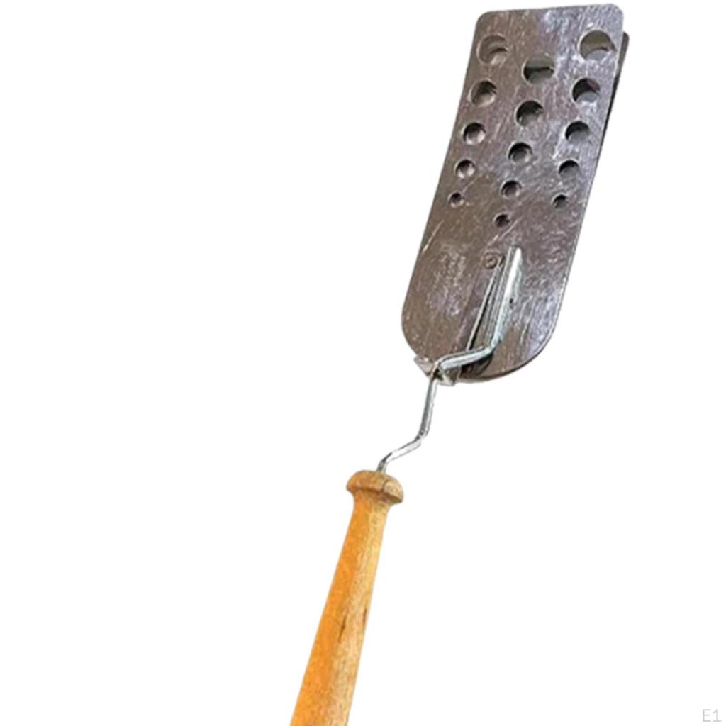 Лопатка для мясной котлеты Сверхпрочный кухонный инструмент Премиальный переворачиватель Тройная головка для барбекю на открытом воздухе