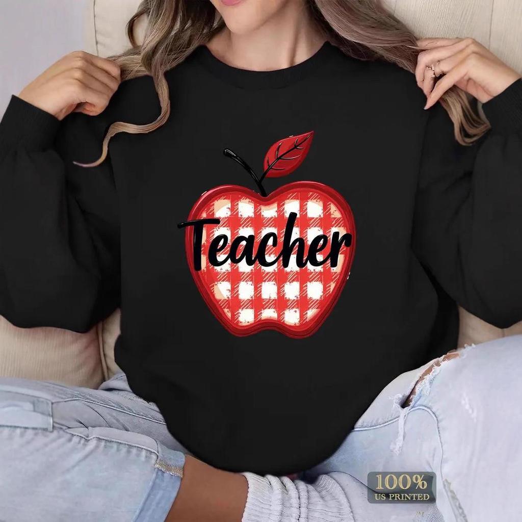2025 Cross Round Neck Teacher Hoodie
