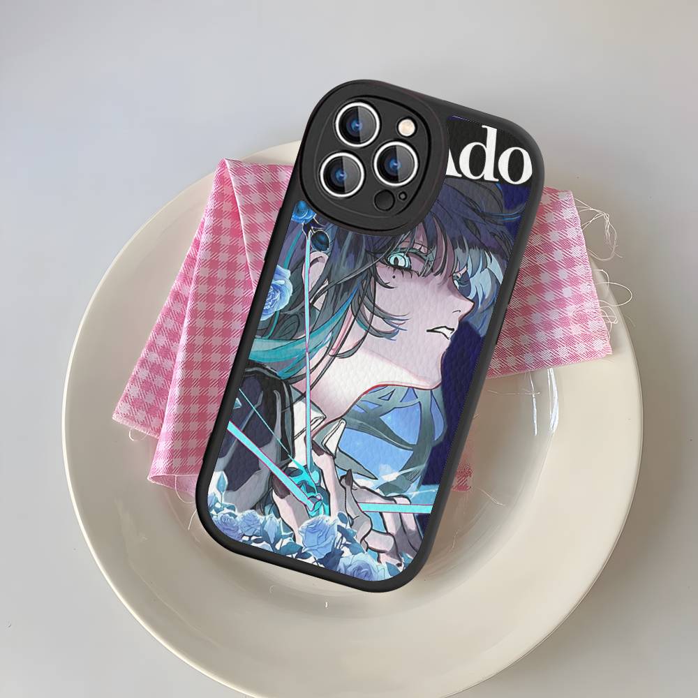 Чехол для телефона с изображением певицы Ado для IPhone 16 15 14 13 12 11 Pro Max Plus Ударопрочный кожаный чехол