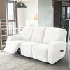 1 2 3 Seater Velvet Recliner Sofa Cover Elastic Split All -Inclusive Sofa Slipcovers Lounge Armchair Covers With Side Pocket