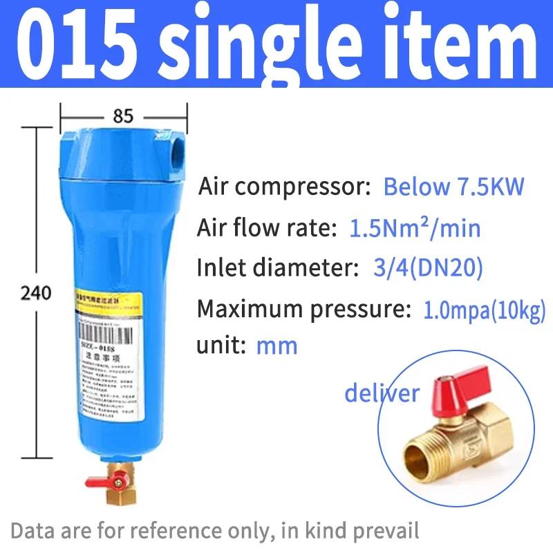Precision Filter 060Q Level P Level S Level Air Compressor Dryer Precision Filter Water and Oil Removal