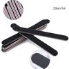 20pcs Nail File for Gel Nails 100/180 Manicure Buffer Double-sided Set De Limas Nail Tools