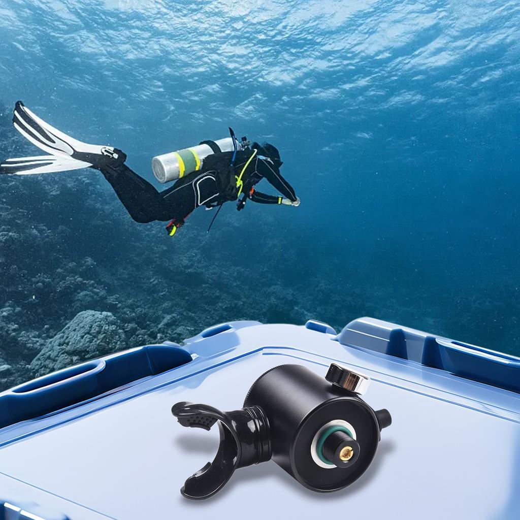 - Diving Equipment Breathing Valve Head Oxygen Cylinder Scuba Diving