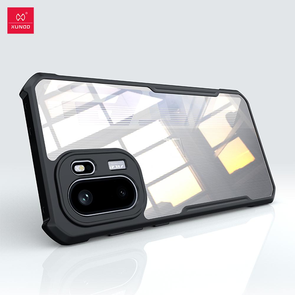 Xundd For OnePlus 15R Case Shockproof Airbag Technology,Acrylic&TPU Back Transparent Cover Anti-Fingerprint&Non-Yellowing