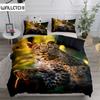 Dash Leopard Beautiful Duvet Cover Set King Queen Double Full Twin Single Size Комплект постельного белья