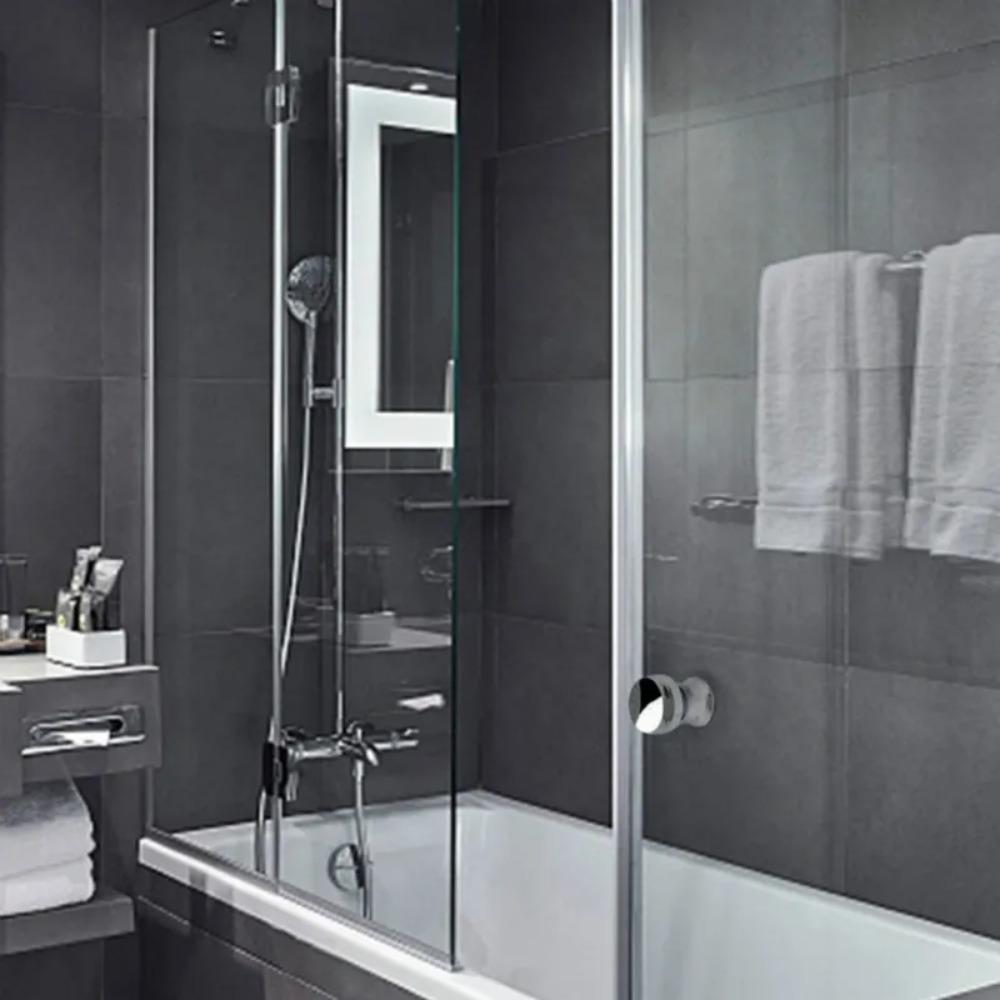 Silver Furniture Handle Single Hole Furniture Knobs Small Door Handle Cabinet Pulls  Wardrobe