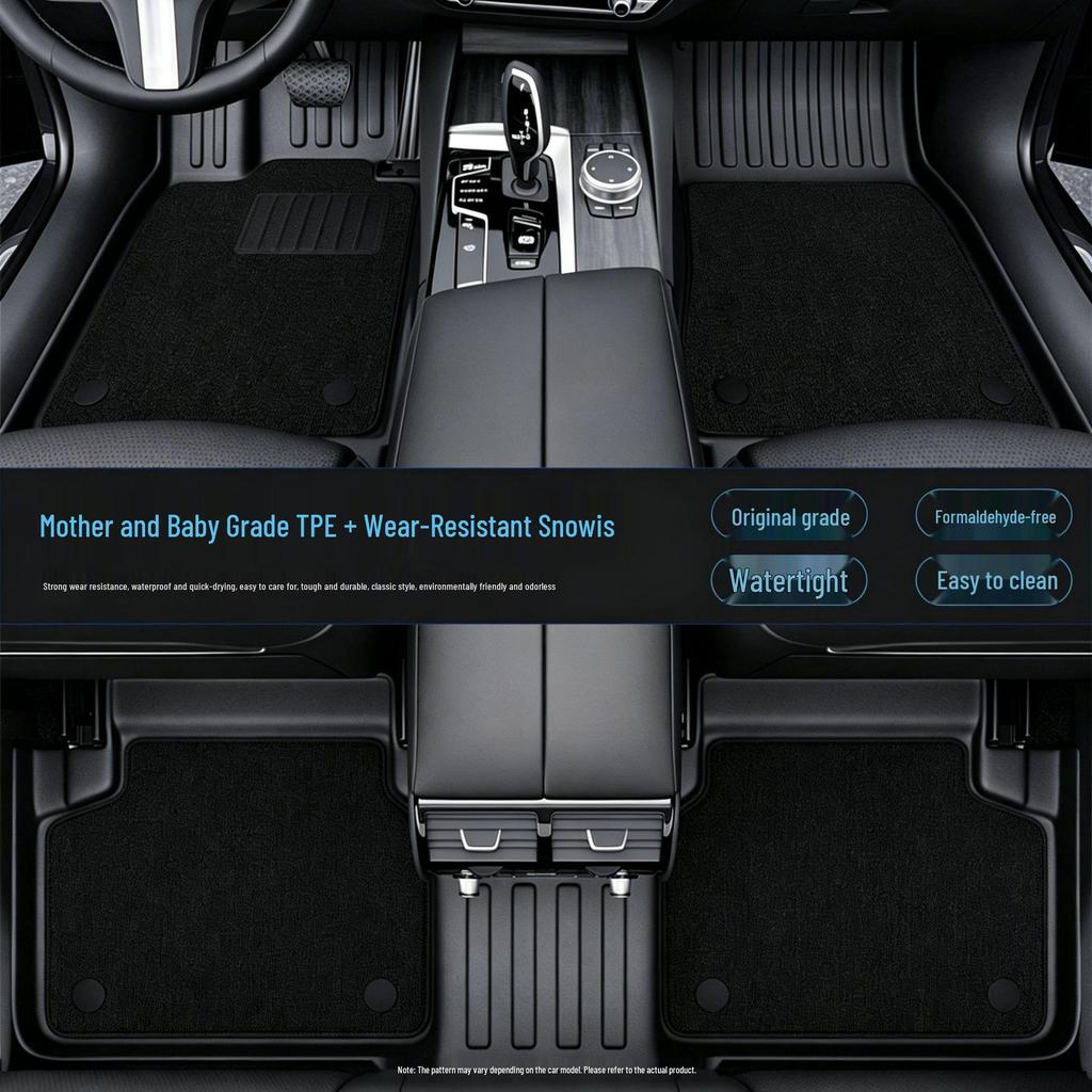 14-25 TPE коврики в салон автомобиля для JEEP Cherokee/Compass/Grand Cherokee/Wrangler (полуокружные).