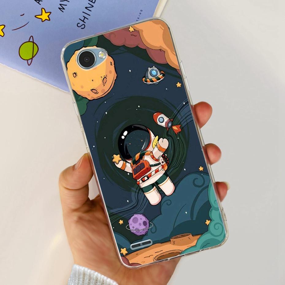For LG Q6 Q6a Q6+ M700 X600K X600L X600S Cute Flower Cat Painted Phone Case For LG Q6 Plus Q 6 Alpha Soft Silicone TPU Cases