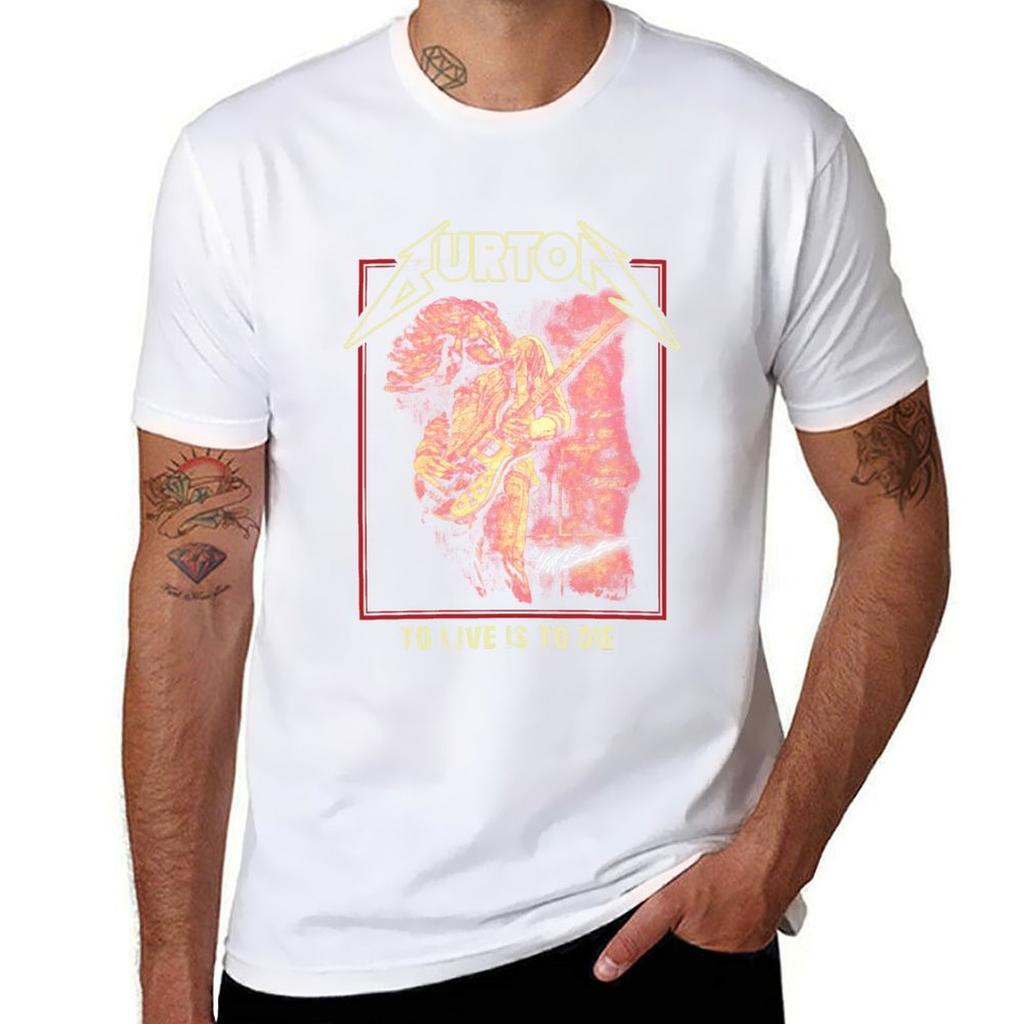 Brton To Live Is To Die Clff T Clff American Musician Bass Heavy Metal Brton Tshirt Outdoor Working Tshirt