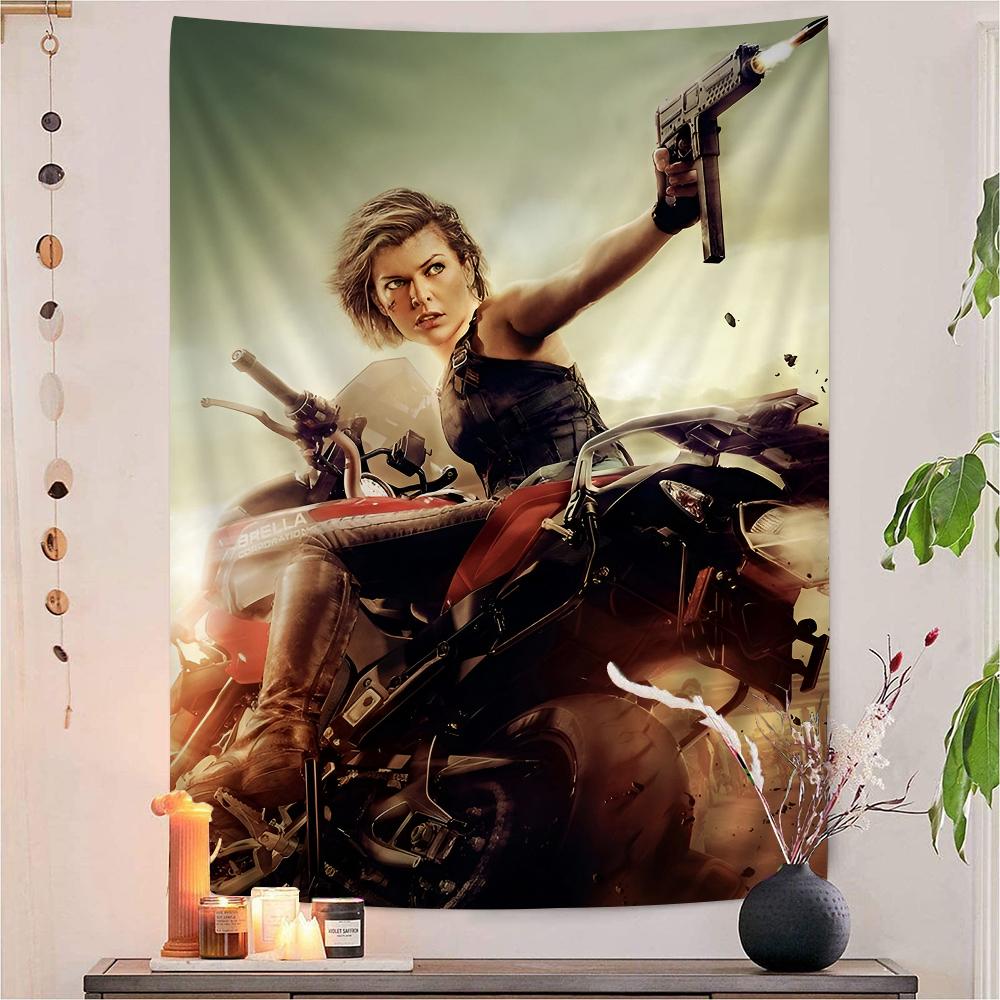 Canvas Painting Game RRESIDENT EVIL DIY Wall Tapestry for Living Room Home Dorm Decor Wall Art Decor