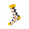 1pair Combed Cotton Fashion Hip Hop Man Woman Socks Harajuku Fruit Skateboard Oil Painting Animal Happy Socks Funny Sokken