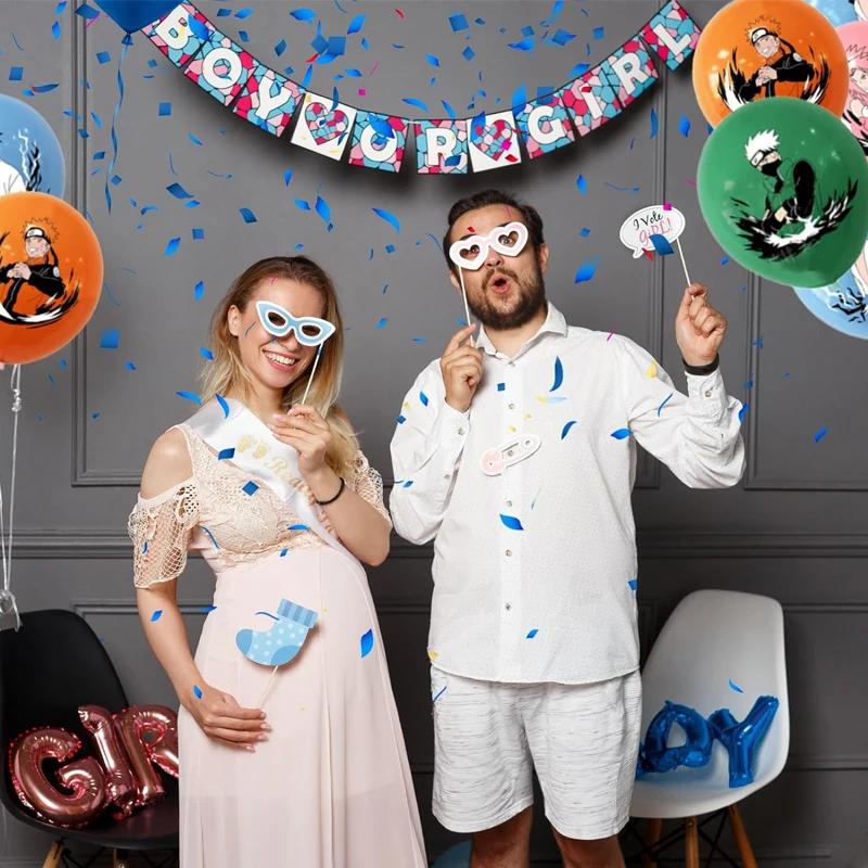 New 12pcs 12Inch Naruto Latex Balloon Party Supplies Video Game Party Balloon Balloons Kids Birthday Party Dcorations Gift Toys