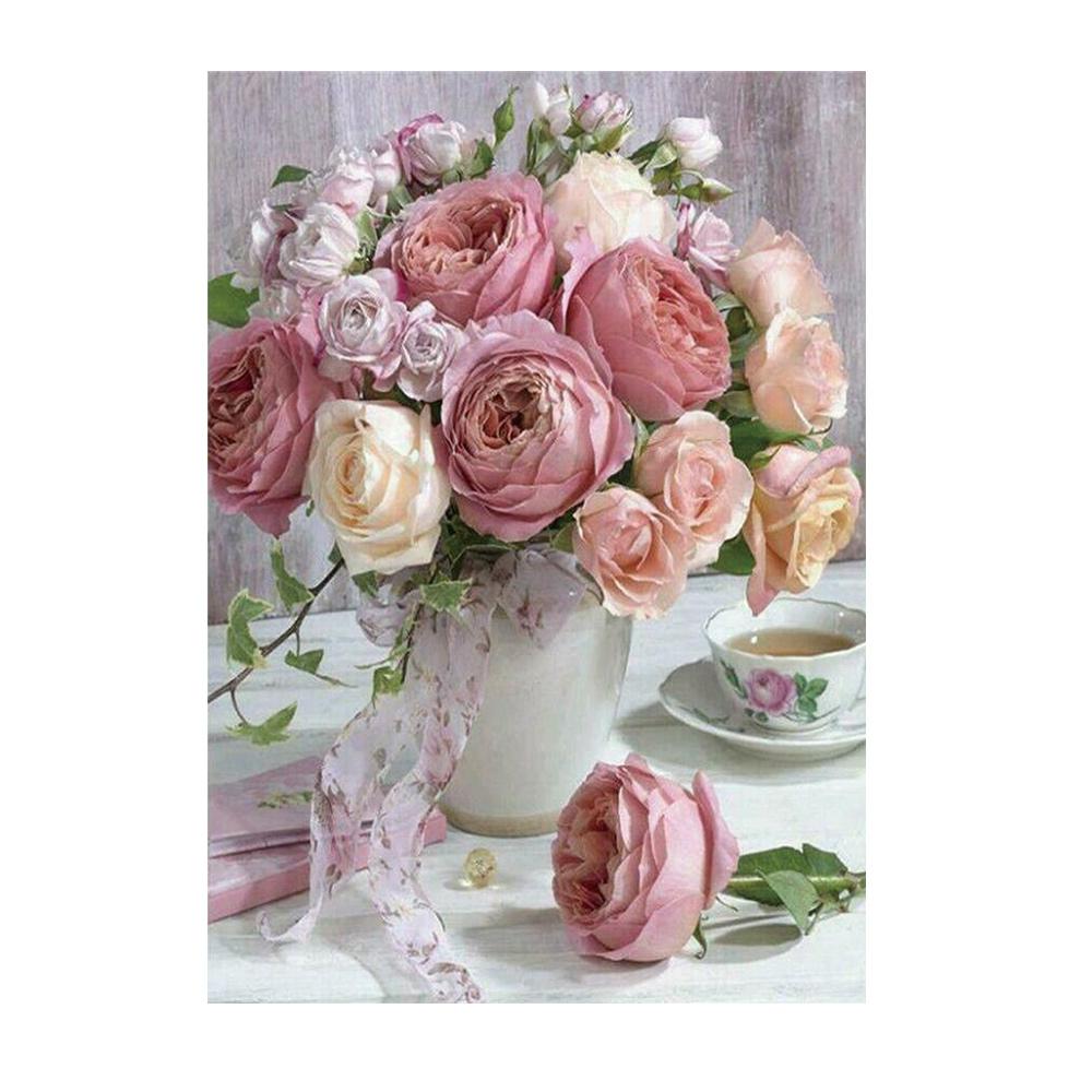 5D Diamond Painting Sunflower Flower Mosaic Diamond Inlaid Cross Stitch Rose Embroidery Home Decoration Christmas Gift