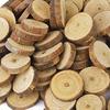 100 Pcs Wood Log Slices Mini Wooden Discs for DIY Crafts Room Wedding Decor