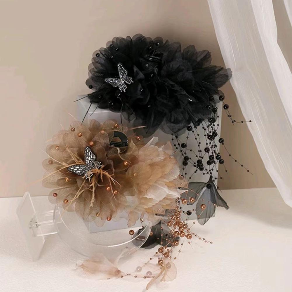 Большая заколка-кисточка, заколка-краб, элегантные заколки-бантики для девочек, женщин