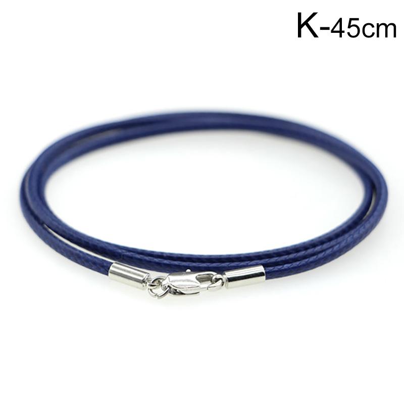 1PC Leather Cord String Rope Necklace Making Lobster Clasp Jewelry Finding DIY Accessories