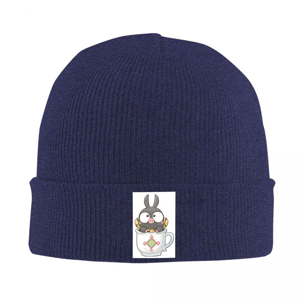 Ranma Saotome Pig Girls P Chan Warm Knitted Cap Fashion Bonnet Hat Autumn Winter Outdoor Beanies Hats for Unisex Women Adult