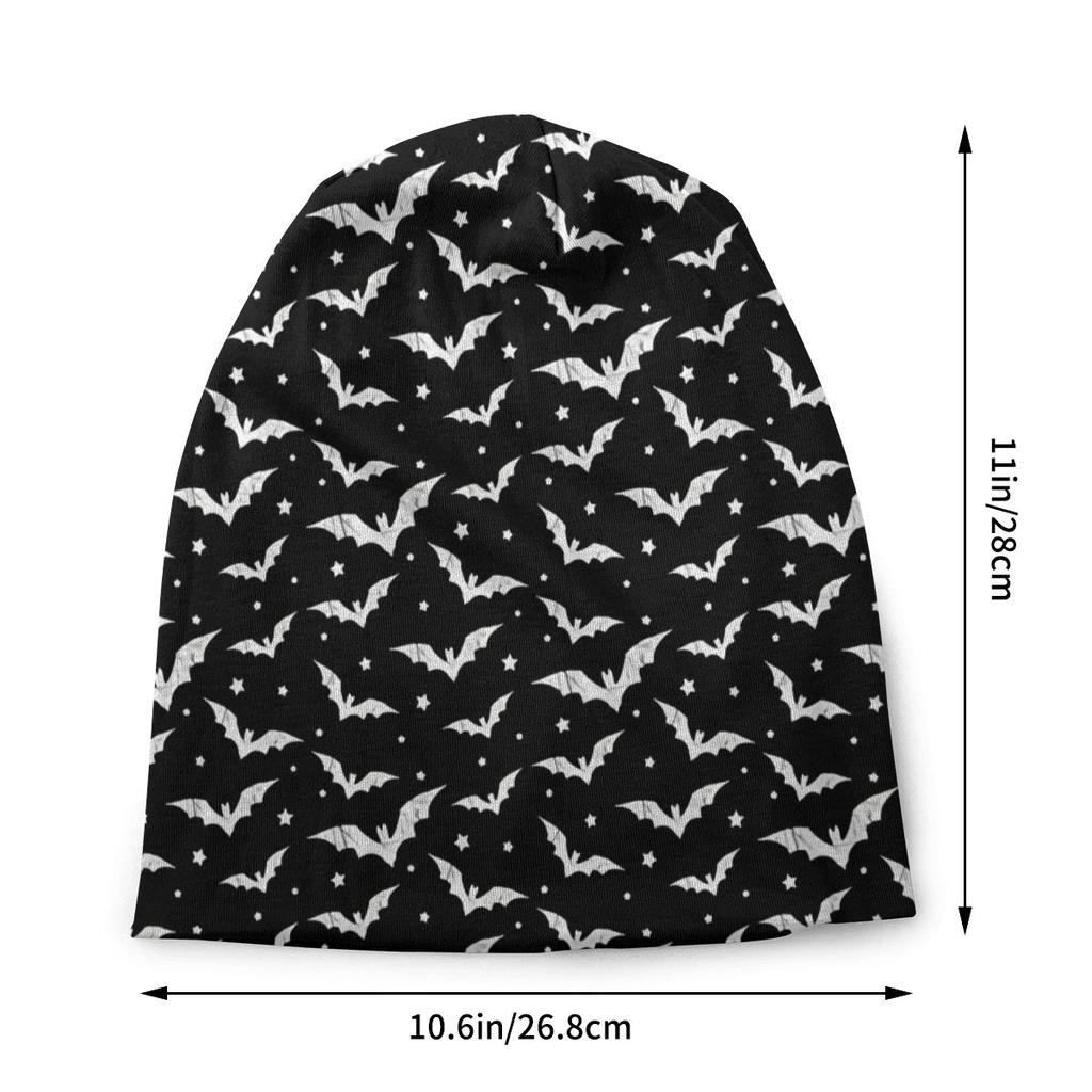 Bats Unisex Bonnet Winter Hiking Double Layer Thin Hats For Unisex Women
