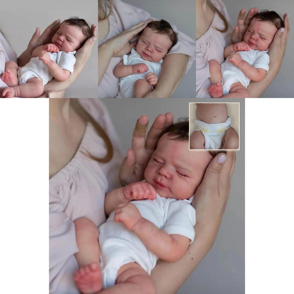 50cm Reborn Baby Doll Made Of Silicone For Gift And Collection Enthusiasts