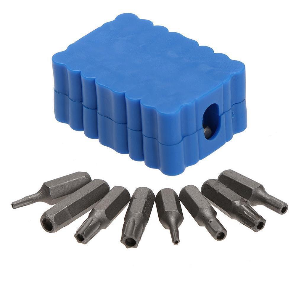 NUZAMAS Набор из 32 бит для отвертки безопасности с удлинителем 1/4" и реверсивной отверткой для домашнего DIY, ремонта компьютеров и телефонов