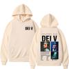 Rapper Dei V Quien Es Dei V Tour 2026 Print Hoodie Men Women Vintage Hip Hop Pullover Winter Fashion Loose Casual Sweatshirts