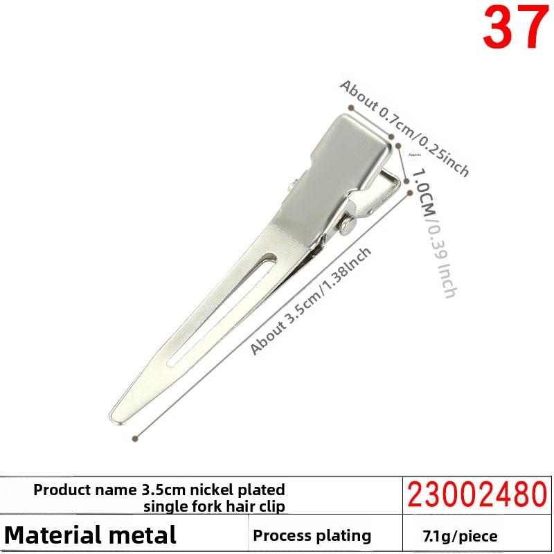 Металлические заколки для пышных и незаметных корней волос, челки и укладки «утиный клюв»