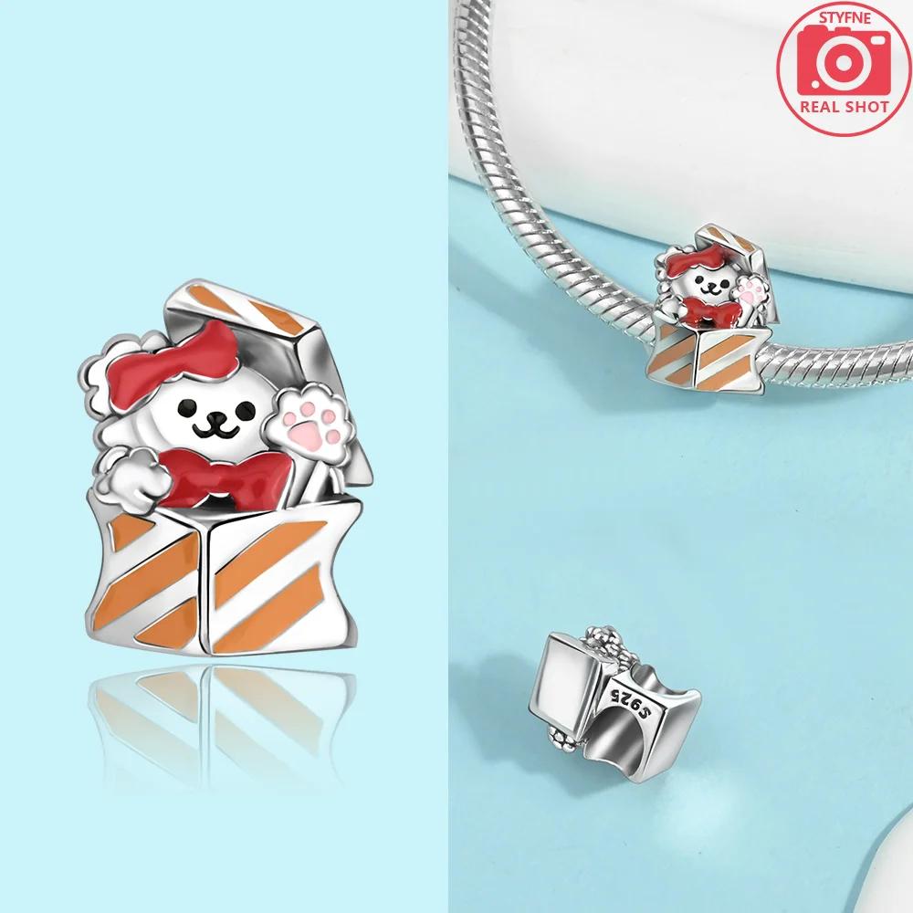 Красный Санта Клаус Белый Снеговик Снежинки Подарок Сапоги Оригинальные Медные Шармы Бусины Подходят для Браслета Ювелирные Изделия Женщины Сделай Сам