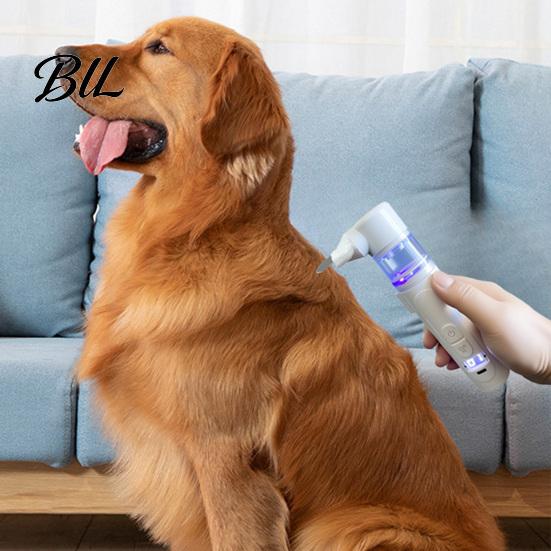 Tangles Removing Brush Electric Pet Flea Comb, Grooming with Suction, 3-in-1 Rechargeable Dog Cat Fur Suction Tool 360 Degree Rotating Head,