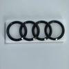 Audi A5 2010-2019 Логотип 4 Кольца ABS Черный Наклейка-Эмблема На Капот Переднюю Решетку Багажника Сзади Автомобиля A5 Знак Quarrto 2.0T Sline Эмблема
