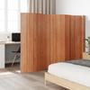 VidaXL Brown Room Divider 165x600 Cm Bamboo, Room Partition Screen, Office Partition, Screen 377006