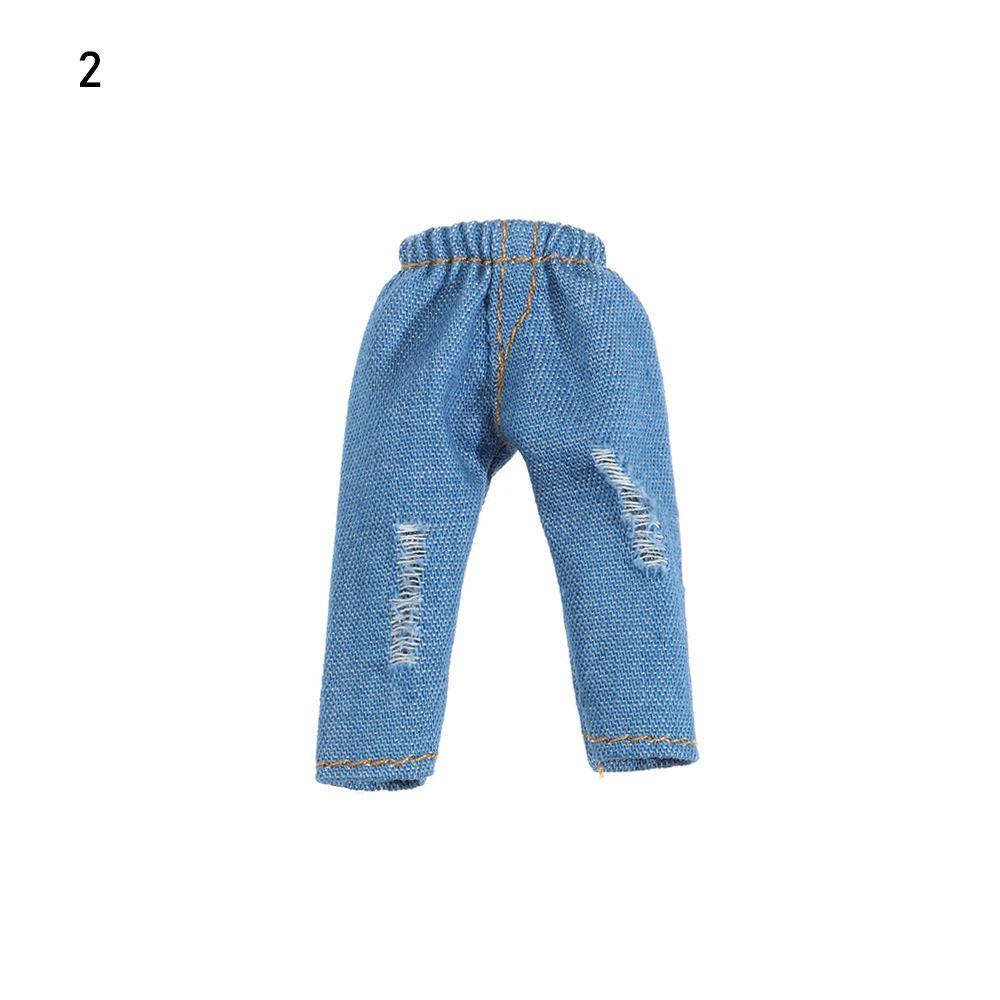 Cool 1/12 Dolls Kids Gift Toys Hoodies Doll Jeans PU Leather Jackets Fashion Ripped Pants