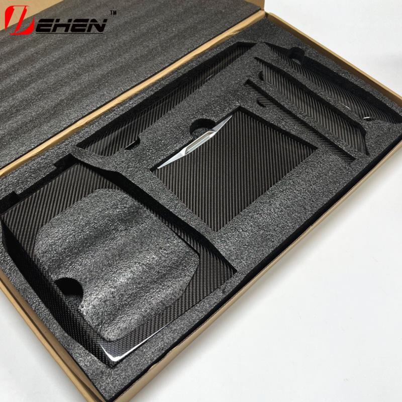 Центральная консоль из углеродного волокна для BMW M2 G87, M3 G80, M4 G82 20-26 годов, обновление интерьера