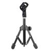 MS-12 Mini Foldable Adjustable Desktop Tripod Microphone Stand with MC3 Mic Clip Holder Bracket for