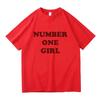 2026  Rosé New Album Number One Girl Same T Shirt Men Women Clothing Harajuku Tops Y2k Unisex High Quality Tees Graphic Clothes