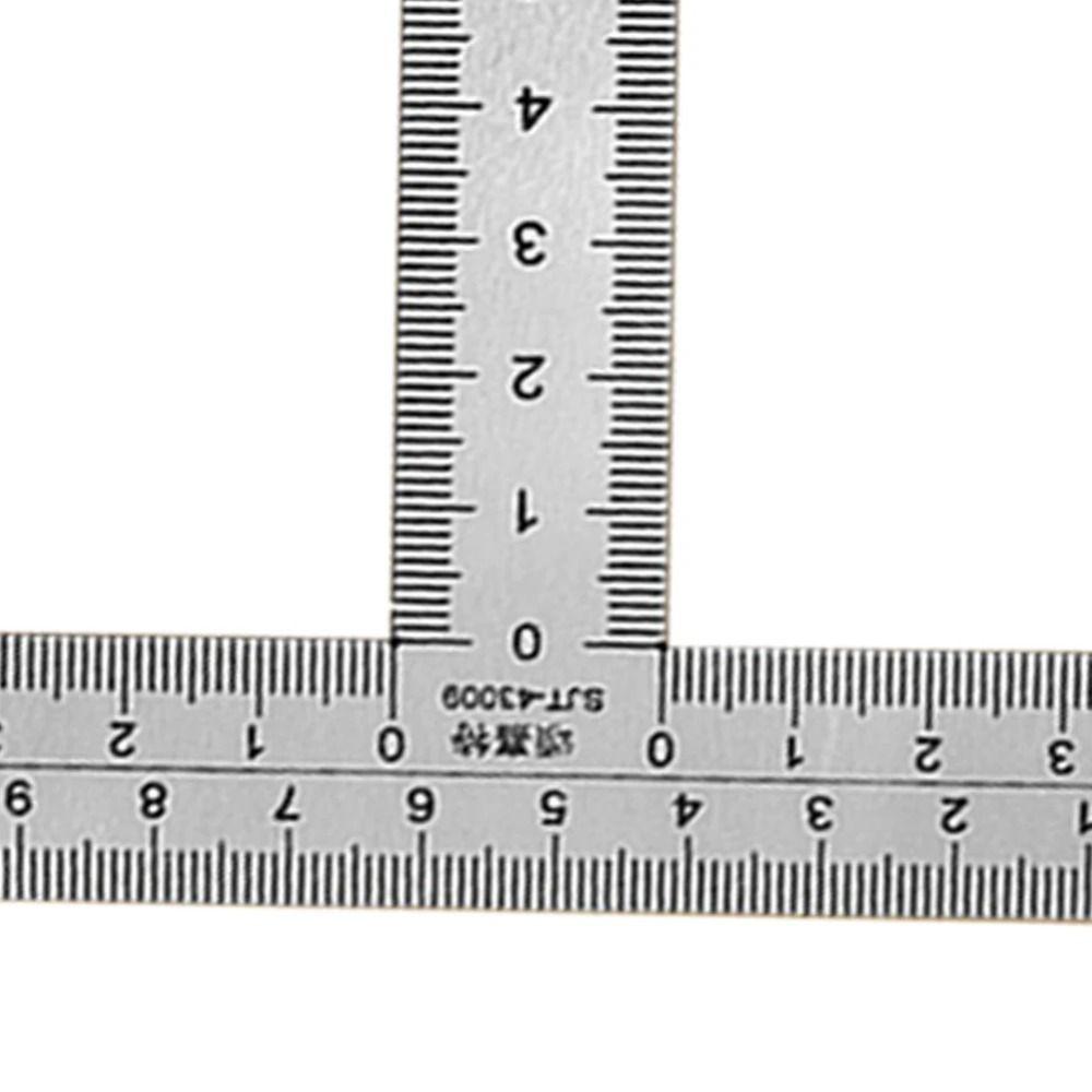 Precision Right Angle Ruler Measuring Tool Mini Framing Ruler T-Shaped Ruler Framing Gauge