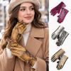 Thicken Winter Warm Gloves Fleece Lined Driving Gloves Fashion Touch Screen Gloves  For Women